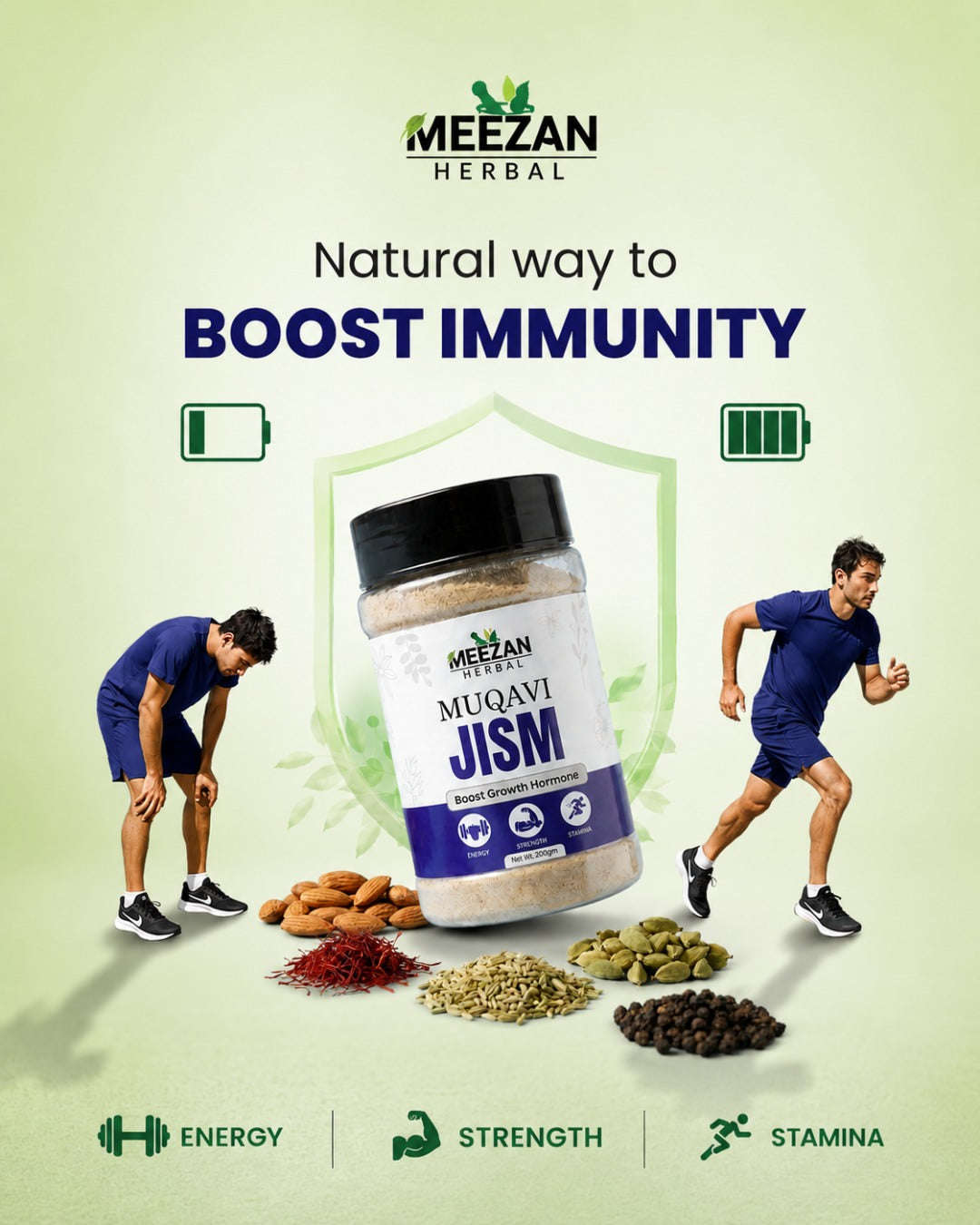 Muqavi e Jism – Support Body Strength & Stamina Meezan Herbal