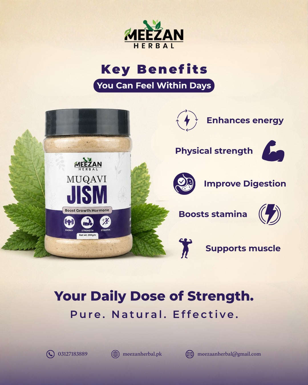 Muqavi e Jism – Support Body Strength & Stamina Meezan Herbal